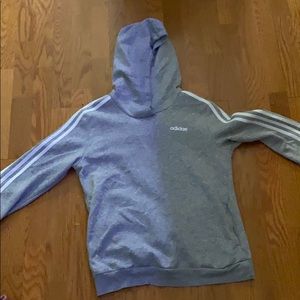 Gray adidas hoodie